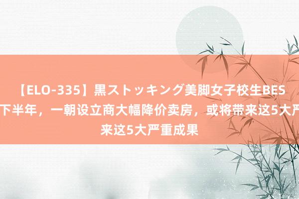 【ELO-335】黒ストッキング美脚女子校生BEST 2024下半年，一朝设立商大幅降价卖房，或将带来这5大严重成果